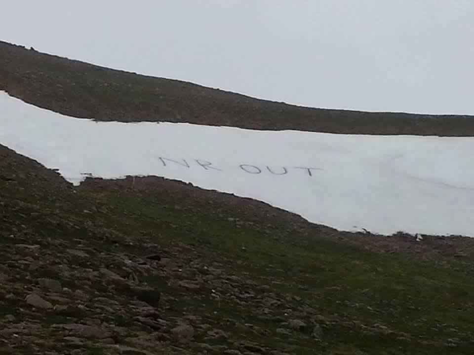 Spotted on the headwall of Coire Cas