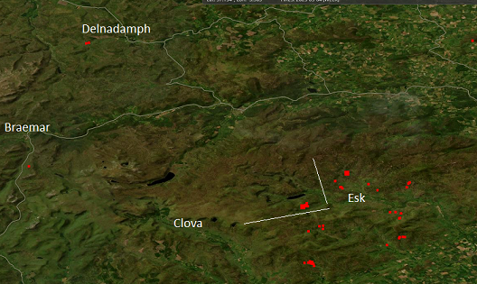 Muirburn in the Angus Glens during the period of very high fire risk ...